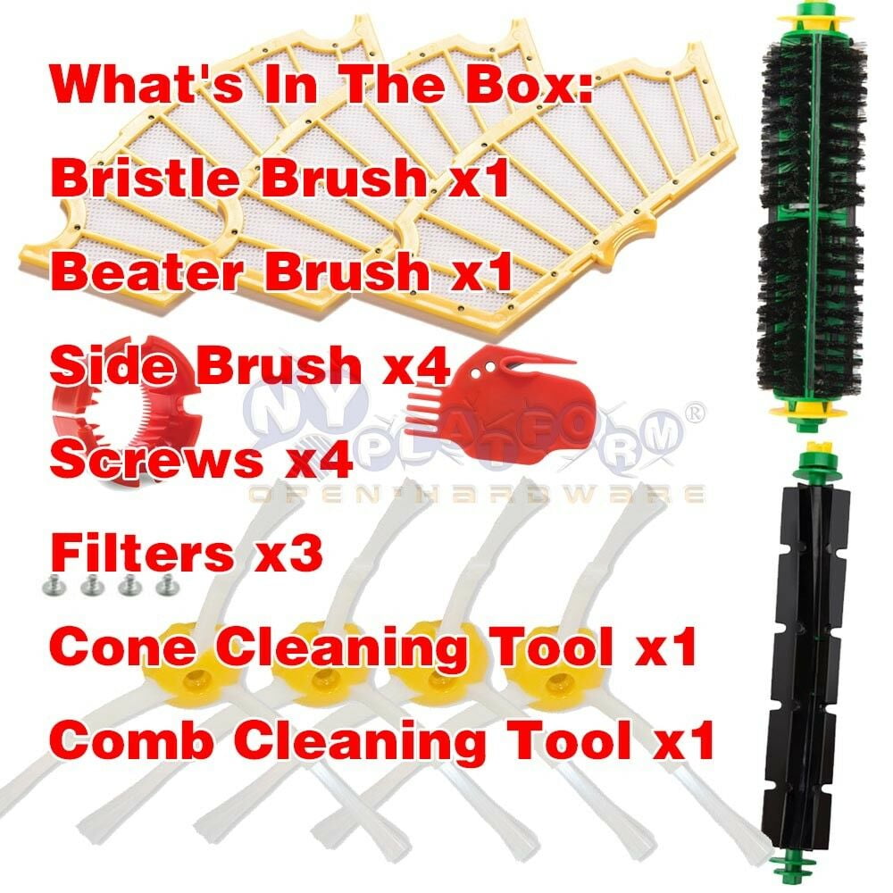 Accessory Brush Filter kit For iRobot Roomba 500 530 540 550 560 570 580 551 561 