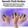 thumbnail image 5 of Computer Desk Pads Pink Large Gaming Mousepads Women¡¯s Office Decor Big Mouse Pads Mouse Pad Large Non-Slip Rubber Base 35.4" X 15.7" for Game Office, Cute Stellar in Watercolor, 5 of 6