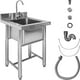 thumbnail image 1 of Tarja Fregadero Industrial Reforzado Acero Inox 50x53x90cm Gutstark Home, 1 of 7