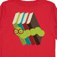 thumbnail image 4 of Inktastic Bookworm Books Reading Boys or Girls Long Sleeve Toddler T-Shirt, 4 of 5