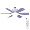 thumbnail image 1 of Silent Removable Fan Blade Fan Light Six Blade Fan Light 3000K-6500K Color Temperature Adjustable With Remote Control for Home Bedroom Kids Study Room Living Room, 1 of 7