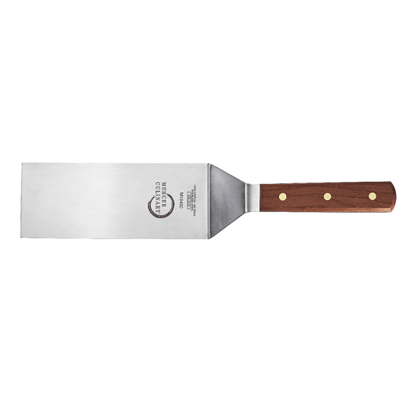 Mercer Culinary Praxis 8" x 3" Square Edge Turner (Rosewood)