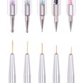 thumbnail image 5 of 15 unids/set pincel para decoración de uñas, pinceles ombré, pincel para esmalte de uñas de Gel UV, juego de bolígrafos para tallar y dibujar para manicura, herramientas de diseño DIY, 5 of 5