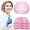 Pink, variant on BlinkLLX 100 Pcs Disposable Bouffant Caps 21" Hairnets Non Woven Bulk Elastic Dust Caps for Food Service, Cooking, Kitchen