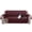 Burgundy/Tan, variant on U-NICE HOME Reversible Sofa Cover 3-Seater, Washable, Water Repellent, Elastic Straps, Chocolate/Beige