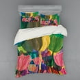 thumbnail image 2 of Ambesonne Flower Bedding Set 3 Pcs, Watercolor Garden Art, Twin XL, Multicolor, 2 of 3