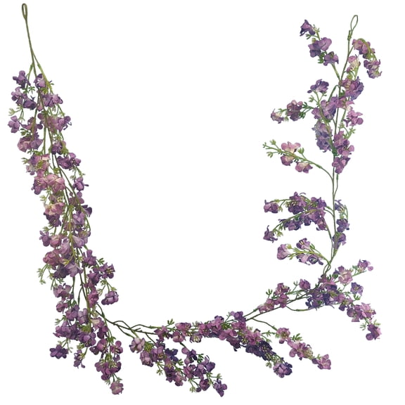 6ft. Purple Blossom Garland by Ashland - Spring Floral for Crafting and Home Decor