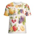 thumbnail image 5 of Various Fruits T Shirts Basic T-Shirt Short Sleeve Ladies Tee Shirt Summer Graphic Clothing, 5 of 6