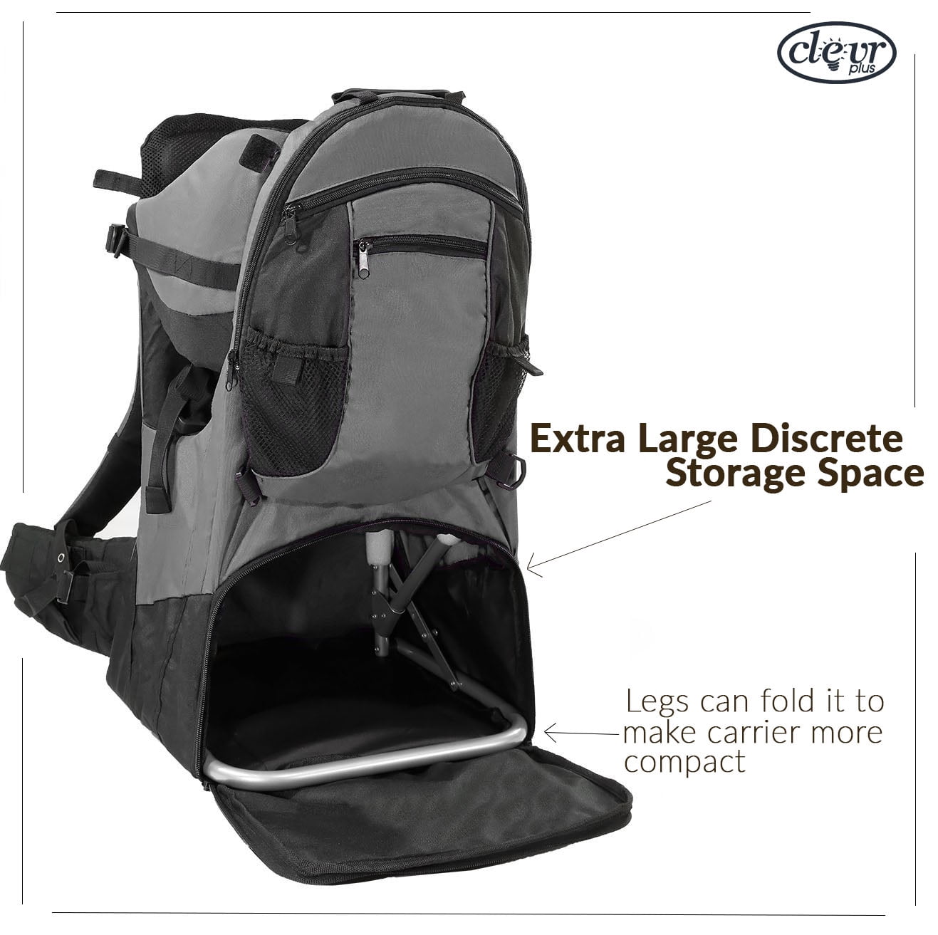 clevr cross country baby backpack hiking carrier