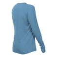 thumbnail image 2 of ANETIK WSBRZL0 Women's Breeze Tech Long Sleeve T-Shirt-Bahama Heathered-L, 2 of 3