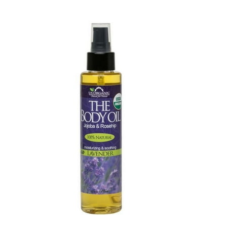 Organic The Body Oil, Elegant Lavender, DA Certified Organic, 5 oz