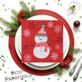 thumbnail image 6 of 20-Count Christmas Printed Paper Napkins, Disposable Festive Table Decor for Holiday Parties, Absorbent Napkins for Christmas Dinner and Special Occasion Celebrations with Family, 6 of 6