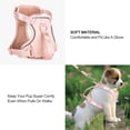 thumbnail image 4 of Arnés para perros Petmolico, no tira, reflectante, fácil de caminar, rosa, pequeño, 4 of 7