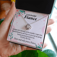 thumbnail image 2 of To My Fiancee I'm Sorry My Love Infinity Knot Necklace Message Card, 2 of 17