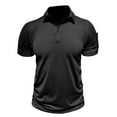 thumbnail image 2 of Miqool Men's Muscle Fit Golf Shirt, Casual Summer Short Sleeve Collared Tactical Shirts, Quick Dry Lightweight Performance Tennis Golf Shirts, 2 of 6