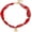 M, variant on Initial Bandana Necklace for Women Red Scarf Necklace Western Jewelry Gift