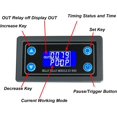 thumbnail image 2 of HUGFEGWE 1 Channel Relay Module Delay Power Off Trigger Cycle Timer 6‑30V, Compact and Practical, Simple Button Operation CJB91-111553, 2 of 9