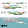 thumbnail image 1 of Cebo Anzuelo 10cm/10g Cebos Artificiales Luminosos para Pesca en () Azul, 1 of 5