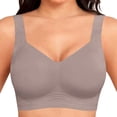 thumbnail image 2 of Ichuanyi Women Seamless Sports Bra Wirefree Yoga Bra Push Up No Underwire Bra Everyday Sport Tshirt Brassiere, 2 of 5