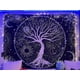 thumbnail image 4 of Tapiz de árbol de la vida, tapiz blanco y negro, tapiz espacial de galaxia, tapiz estético negro, colgante de pared para dormitorio Xemadio WMPH-1834-2, 4 of 7
