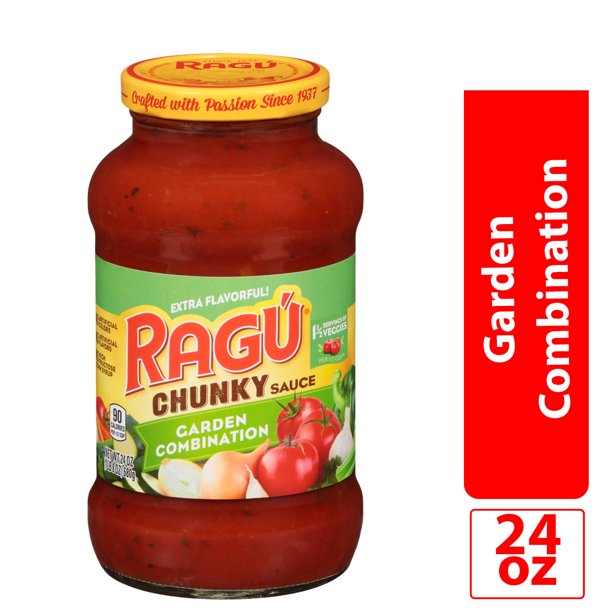 pics Ragu Spaghetti Sauce Walmart ragu chunky garden combination pasta sauce 24 oz