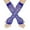 Blue-1, variant on WREESH Women's Winter Wrist Arm Warmer Solid Knitted Long Fingerless Gloves Mitten With Fishnet Detail Blue