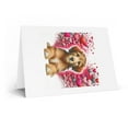 thumbnail image 2 of DistinctInk Greeting Card / Note Card - Valentine's Day Otterhound Puppy - PACK of 3, 2 of 7