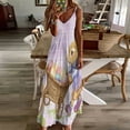 thumbnail image 3 of Easter Bunnies Rabbits Design Sleeveless Dress Woman Fashion Long Dresses Women's Summer Suit Dress 2025, 3 of 7