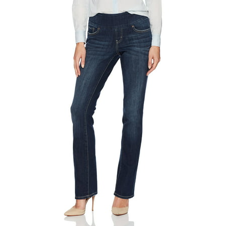 Womens High-Rise Pull-On Bootcut Jeans 6 - Walmart.com