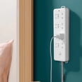 thumbnail image 3 of Punch Socket Holder Self Adhesive Desktop Socket Fixer Wall Mount Socket Bracket Power Strip Holder For WiFi Router Socket Fixer For Kitchen Home And, 3 of 8