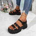 thumbnail image 6 of Ticikt Summer Casual Sandals Fashion Flat Beach Slide Comfortable Outdoor Walking Shoes, 6 of 9