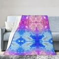 thumbnail image 1 of Blue Dream Feather Throw Blanket, Fluffy Soft Cozy Blanket Flannel Plush Microfiber Couch Throw 60"x50", 1 of 7