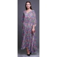 thumbnail image 2 of Bimba Bird Ladies Kaftan Holiday Loungewear Maxi Dress Beach Coverup-S-L, 2 of 5