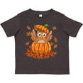 thumbnail image 3 of Inktastic Owl in a Pumpkin- Cute for Halloween and Thanksgiving Boys or Girls Toddler T-Shirt, 3 of 5