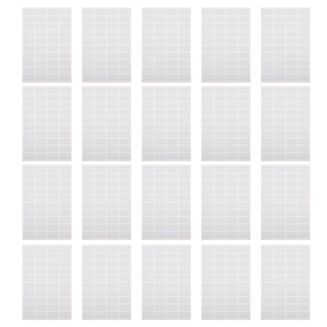 50 hojas de clasificación etiqueta etiqueta etiqueta pegatinas en blanco etiquetas de diy etiqueta pegajosa