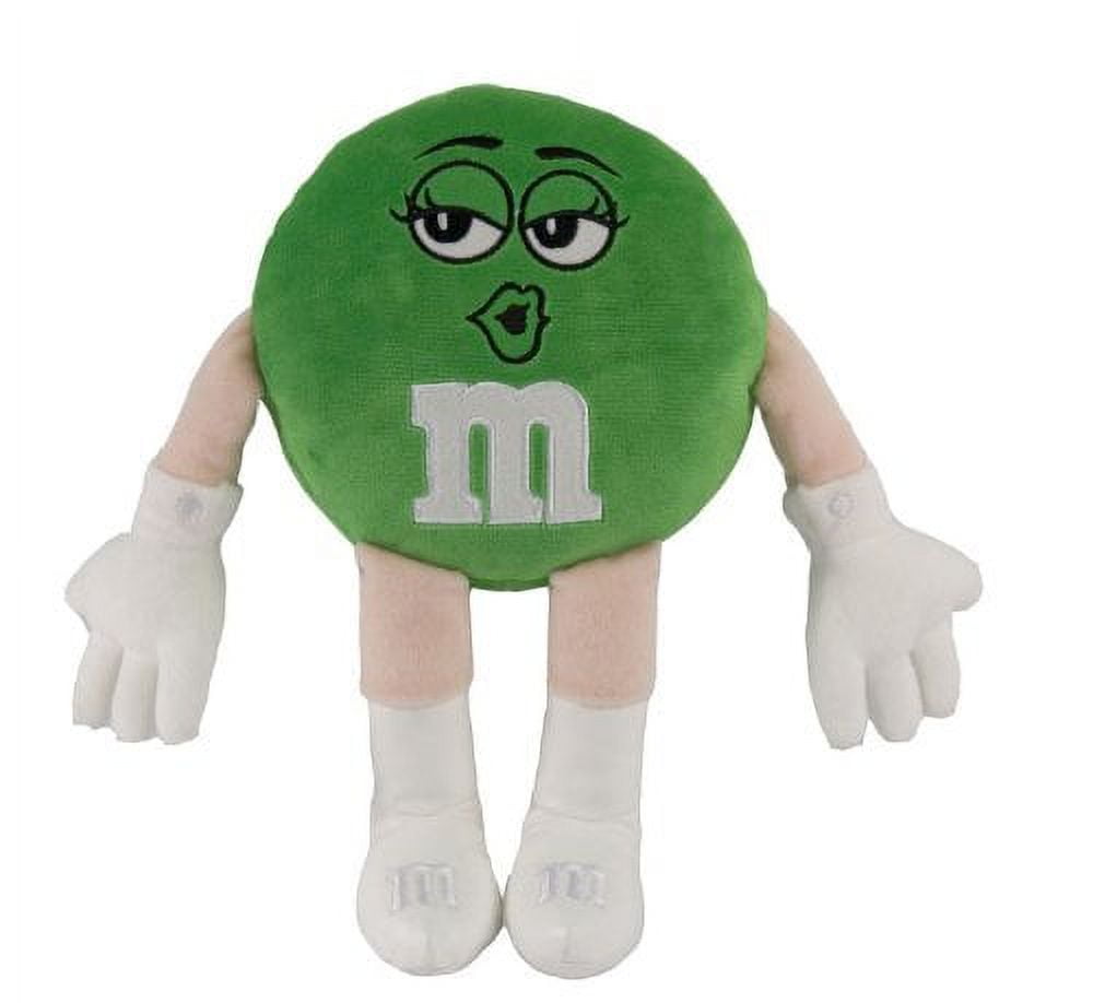 Green M&M Small Plush Character Doll - Walmart.com