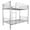 Gray, variant on IVV Twin over Twin Steel Bunk Bed Frame with Reversible Left/Right Ladder, 13" Safety Guardrail, Metal Slats Support, No Box Spring Needed, Under-Bed Storage Space, White