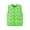 Green, variant on Godderr Kids Boys Girls Puffer down Vest Winter Warm Coat Outwear with Zip Quilted Vest Thicken Solid Color Sleeveless Vest for 2-3y