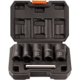 thumbnail image 1 of PinesC Lug Nut Remover, 6 Pieces Wheel Lock Removal Kit for Removing Stripped, Damaged, Frozen, Rusted, Rounded-Off Bolts, Nuts & Screws 6-piece, 1 of 5