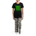 thumbnail image 4 of CafePress - Carl Rogers Quote Women's Dark Pajamas - Women's Short Sleeve Print T-Shirt and Pants Dark Cotton Pajama Set, 4 of 7