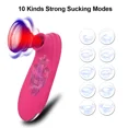 thumbnail image 2 of XBONP Sucking Vibrator Sucking Toy with 10 Sucking Mode for Women Sex Toys for Adult Red, 2 of 5