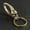A, variant on Solid Brass Skull KeyChain Keyring Split Ring Punk Key Fob-B