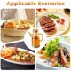 thumbnail image 5 of Botella de aceite de vidrio de borosilicato antideslizante: esencial for asar, hornear, ensaladas y freír, adecuada for freidoras y restaurantes de cocina., 5 of 6