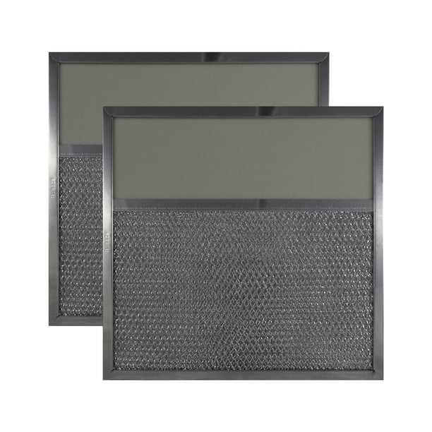 2Pack Air Filter Factory AFF147L 117/16 x 113/4 x 3/8 Aluminum Lens Grease Filters Walmart