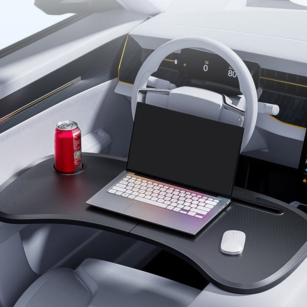 Adjustable Front Seat Foldable Tray For Vehicles Multifunction Workspaces Car Dining Table Laptop Computer Desk