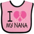 thumbnail image 3 of Inktastic Breast Cancer Nana Boys or Girls Baby Bib, 3 of 4