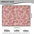 thumbnail image 7 of Garronmavis Pink Floral Paisley Van Cargo Liner Vintage Boho Trunk Protection Cover All Weather Trunk Mat For SUV Camping Tailgate Events, 7 of 7