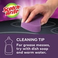 thumbnail image 2 of YANTONG Glass Cooktop Pads, Scratch-Free & Non-Abrasive Scrubbers for Glass or Ceramic Stovetops, Cleans Burnt-On Messes with Just Water, Reusable Dishwasher-Safe Design, 4 Pads, 2 of 5