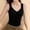 Black, variant on Women's Shapewear Tank Top Built In Bra Seamless V Neck Wide Strap Compression Camisole Smooth Slimming Cami for Lounge Layering Everyday Wear Body Shaper