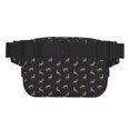 thumbnail image 3 of Fuzoiu Christmas Deers Print Unisex Square Double Layer Waist Bag,Crossbody Fanny Pack Travel Workout Accessory, 3 of 9